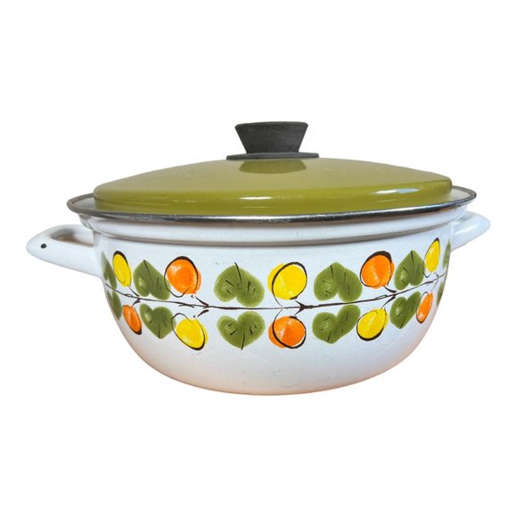 Austria Enamel Soup and Skillet Pans - Picture 2 of 11